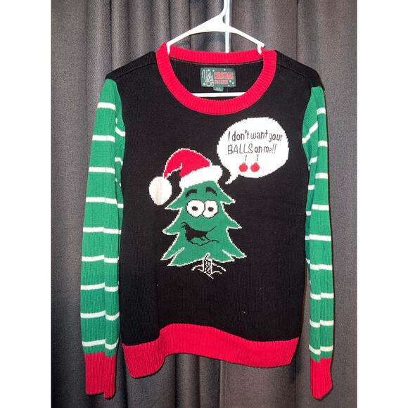 Ugly Christmas Sweater Xmas Size Large - Picture 1 of 3
